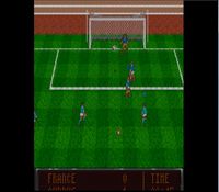 une photo d'Ã©cran de Eric Cantona Football Challenge sur Nintendo Super Nes